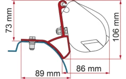 Fiamma Halterungen Für Markise F35 Pro Dachmontage 13 Fiamma Halterungen Für Markise F35 Pro Dachmontage -Berger Geschaft 1096637 6455636