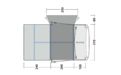 Outwell Jonesville 440SA Flex Aufblasbares Busvorzelt Modell 2024 -Berger Geschaft 1111298 6557186