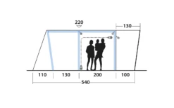 Outwell Jonesville 440SA Flex Aufblasbares Busvorzelt Modell 2024 -Berger Geschaft 1111304 6557198