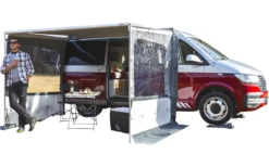 Fiamma Side W Pro Seitenwand Für Markise F35 / Caravanstore 210 Cm