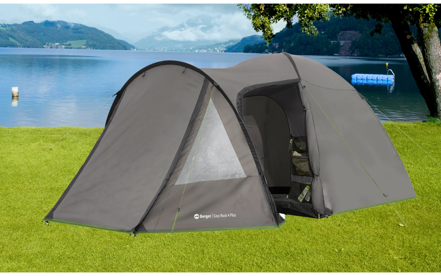 Easy Rock 4+ Geräumiges Kuppelzelt Mit Stehhöhe Und Vorraum Für 4 Personen 1 Easy Rock 4+ Geräumiges Kuppelzelt Mit Stehhöhe Und Vorraum Für 4 Personen