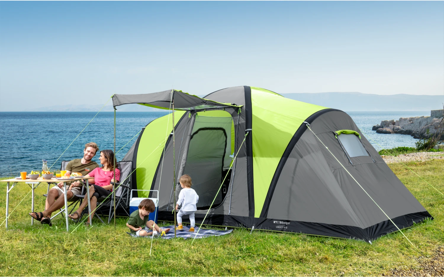 Berger Zelt Liberty 4 Air Familienzelt Für 4 Personen 1 Berger Zelt Liberty 4 Air Familienzelt Für 4 Personen