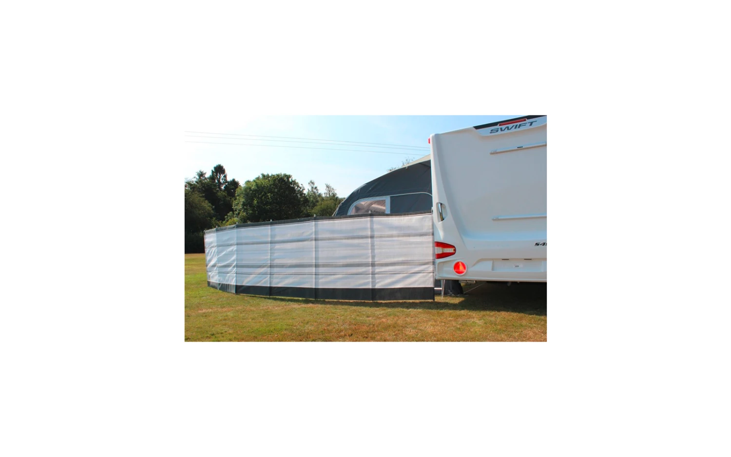 Blue Diamond Gestreifter Windschutz 5,4 X 1,22 Meter 1 Blue Diamond Gestreifter Windschutz 5,4 X 1,22 Meter