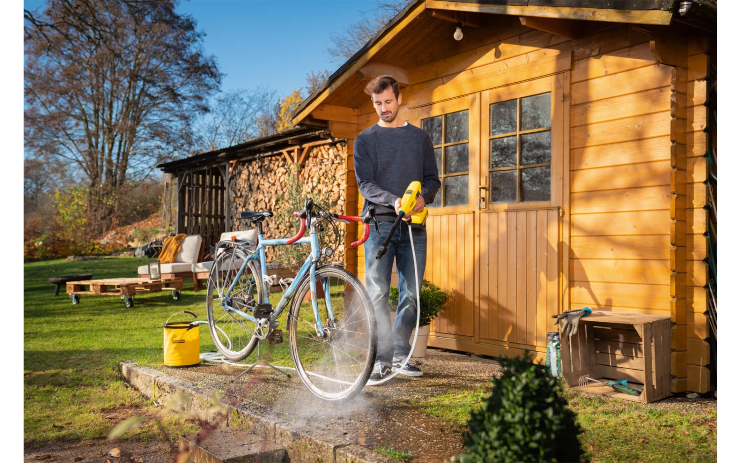 Kärcher Akku-Mitteldruckreiniger KHB 4-18 Plus Battery Set Inklusive Ansaugschlauch / 18-V-Wechselakku / Ladegerät21 Bar 6 Kärcher Akku-Mitteldruckreiniger KHB 4-18 Plus Battery Set Inklusive Ansaugschlauch / 18-V-Wechselakku / Ladegerät21 Bar – Bild 6