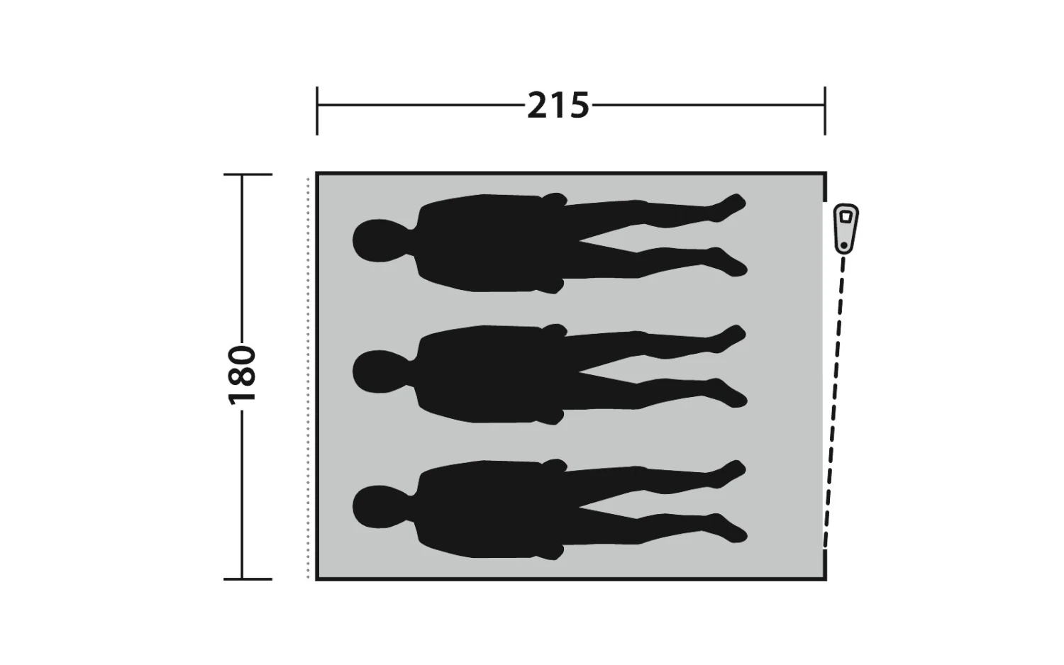 Outwell Freistehendes Innenzelt L Für Vorzelte Oder Outwell Wing Lounges Für 3 Personen 4 Outwell Freistehendes Innenzelt L Für Vorzelte Oder Outwell Wing Lounges Für 3 Personen – Bild 4