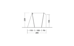 Outwell Dunecrest L Heckzelt Für Minicamper 2 Personen Grün -Berger Geschaft 1211170 7251091