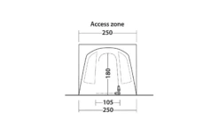 Outwell Pine Hills Anbauhöhe 175 - 200 Cm Busvorzelt -Berger Geschaft 1211290 7583932