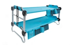 Disc-O-Bed Kid-O-Bunk Kinder Camping Stockbett Inkl. Seitentaschen
