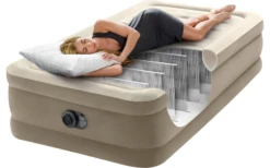 Intex DuraBeam UltraPlush Twin Luftbett Mit 220V Pumpe 99 X 191 X 46 Cm -Berger Geschaft 1244611 7660111