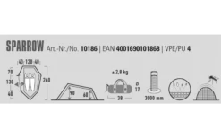 High Peak Sparrow Tunnelzelt 2 Personen 10 High Peak Sparrow Tunnelzelt 2 Personen -Berger Geschaft 1260574 7324228
