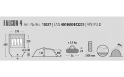 High Peak Falcon Tunnelzelt Mit Vorbau Dunkelgrün Für 4 Personen -Berger Geschaft 1260607 7324963