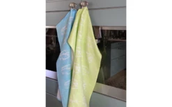 VW Collection T1 Bulli Geschirrtuch 2er Set Rot/Blau 70 X 50 Cm -Berger Geschaft 1326634 7617853