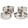 Bo-Camp Travel Topfset Edelstahl 4-tlg.