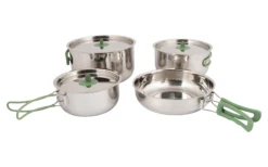 Bo-Camp Travel Topfset Edelstahl 4-tlg.