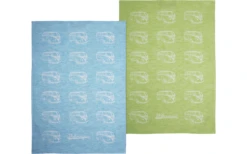 VW Collection T1 Bulli Geschirrtuch 2er Set Rot/Blau 70 X 50 Cm -Berger Geschaft 1366084 7829965