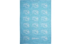 VW Collection T1 Bulli Geschirrtuch 2er Set Rot/Blau 70 X 50 Cm -Berger Geschaft 1366093 7829995