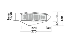 Robens Arrow Head Tunnelzelt 270 X 120 X 95 Cm Für 1 Person 13 Robens Arrow Head Tunnelzelt 270 X 120 X 95 Cm Für 1 Person -Berger Geschaft 1377991 7875211