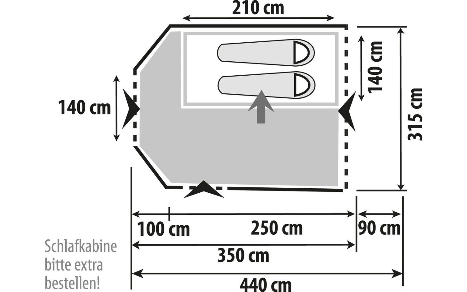 Berger Touring Air XL Reisemobil- / Kastenwagen Aufblasbares Vorzelt Mit Moskitotür Und Fest Eingebauten Boden 2 Berger Touring Air XL Reisemobil- / Kastenwagen Aufblasbares Vorzelt Mit Moskitotür Und Fest Eingebauten Boden – Bild 2