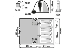 Berger Sierra 6-L Tunnelzelt -Berger Geschaft 1380667 8709147