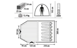 Camptime Uranus 6 Tunnelzelt Für 6 Personen -Berger Geschaft 1381033 7879441