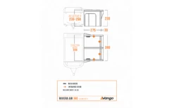 Vango Riviera Air 390 Elements ProShield Aufblasbares Reisevorzelt -Berger Geschaft 1381726 7879015