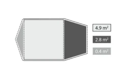 Robens Lago Flex 4 Kuppelzelt Für 4 Personen -Berger Geschaft 1386913 7892563