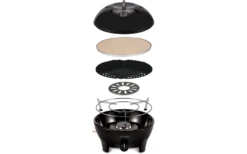 Cadac Gas-Tischgrill Glamp Chef 40 BBQ Tragbar Inklusive Pizzastein 30mbar