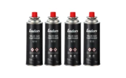 Enders 4er-Set Butan Ventilkartusche Gaskartusche 4 X 227 G