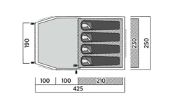 Easy Camp Hemsedal 4 Tunnelzelt Für 4 Personen -Berger Geschaft 1392823 7930981