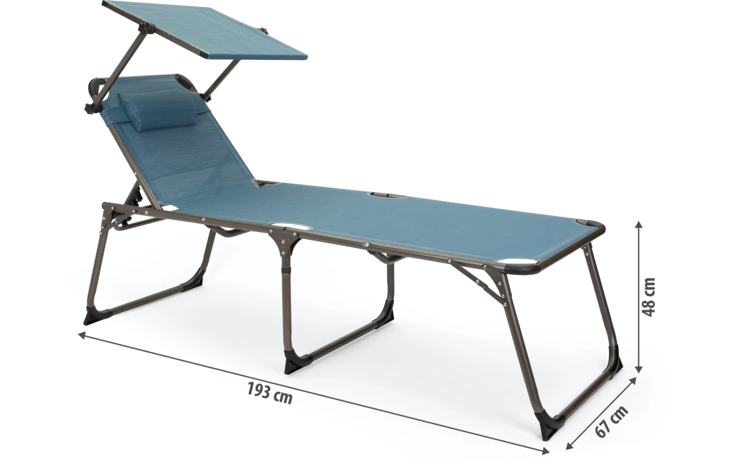 Berger Slimline Dreibein Sonnenliege 11 Berger Slimline Dreibein Sonnenliege – Bild 11