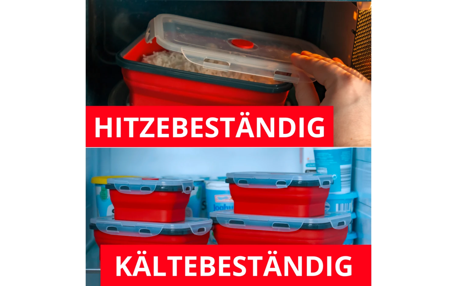 Westmark Faltbare Frischhaltedose Eckig 13 Westmark Faltbare Frischhaltedose Eckig – Bild 13