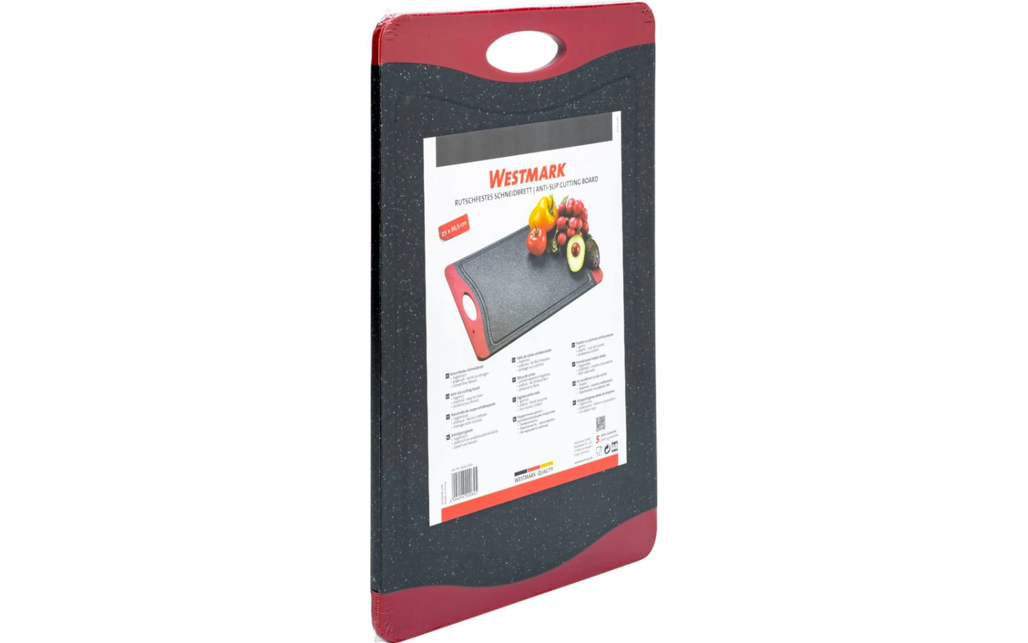 Westmark Schneidbrett Schwarz/rot 11 Westmark Schneidbrett Schwarz/rot – Bild 11