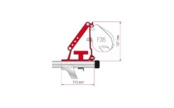 Fiamma Halterung Kit Auto F35 Pro Dachmontage / F45 Dachmontage / Compass 3 Fiamma Halterung Kit Auto F35 Pro Dachmontage / F45 Dachmontage / Compass -Berger Geschaft 180709 1364201