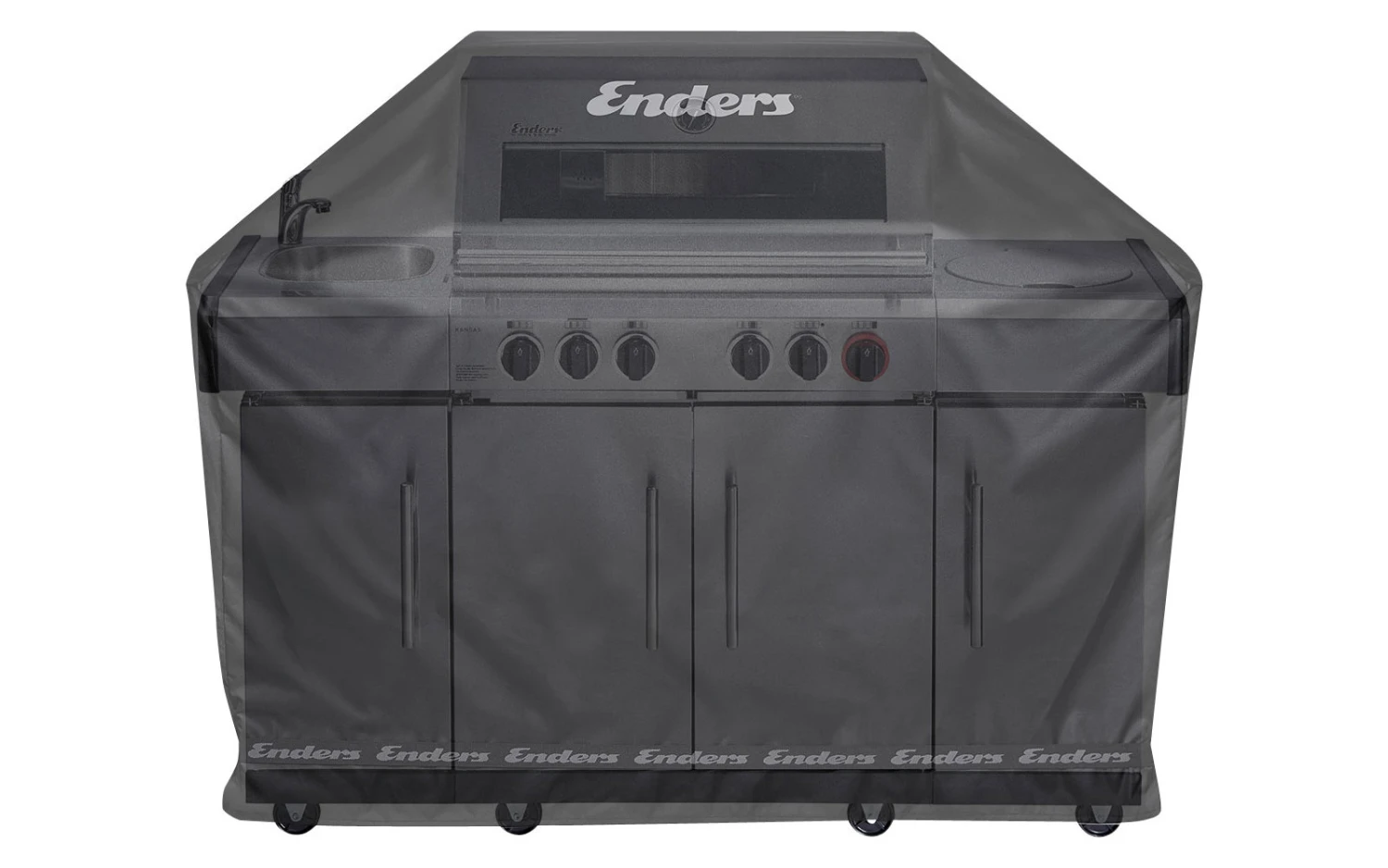 Enders Wetterschutzhülle Für Gasgrill Kansas Pro 3 Und 4 / Monroe Pro 3 Und 4 / Boston Black 4 IK / Colorado 4 2 Enders Wetterschutzhülle Für Gasgrill Kansas Pro 3 Und 4 / Monroe Pro 3 Und 4 / Boston Black 4 IK / Colorado 4 – Bild 2