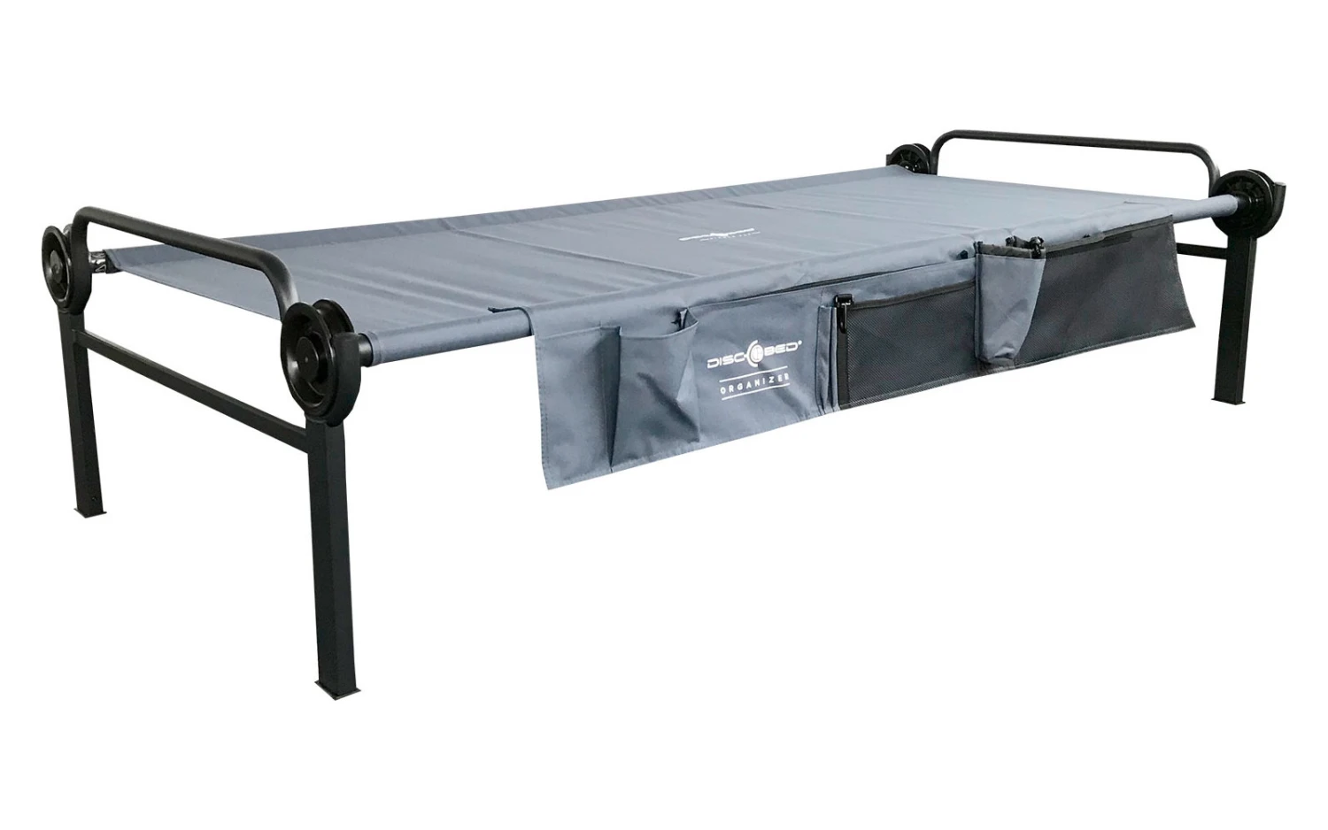 Disc-O-Bed XLT Single Edition Camping Feldbett Mit Seitentasche 5 Disc-O-Bed XLT Single Edition Camping Feldbett Mit Seitentasche – Bild 5