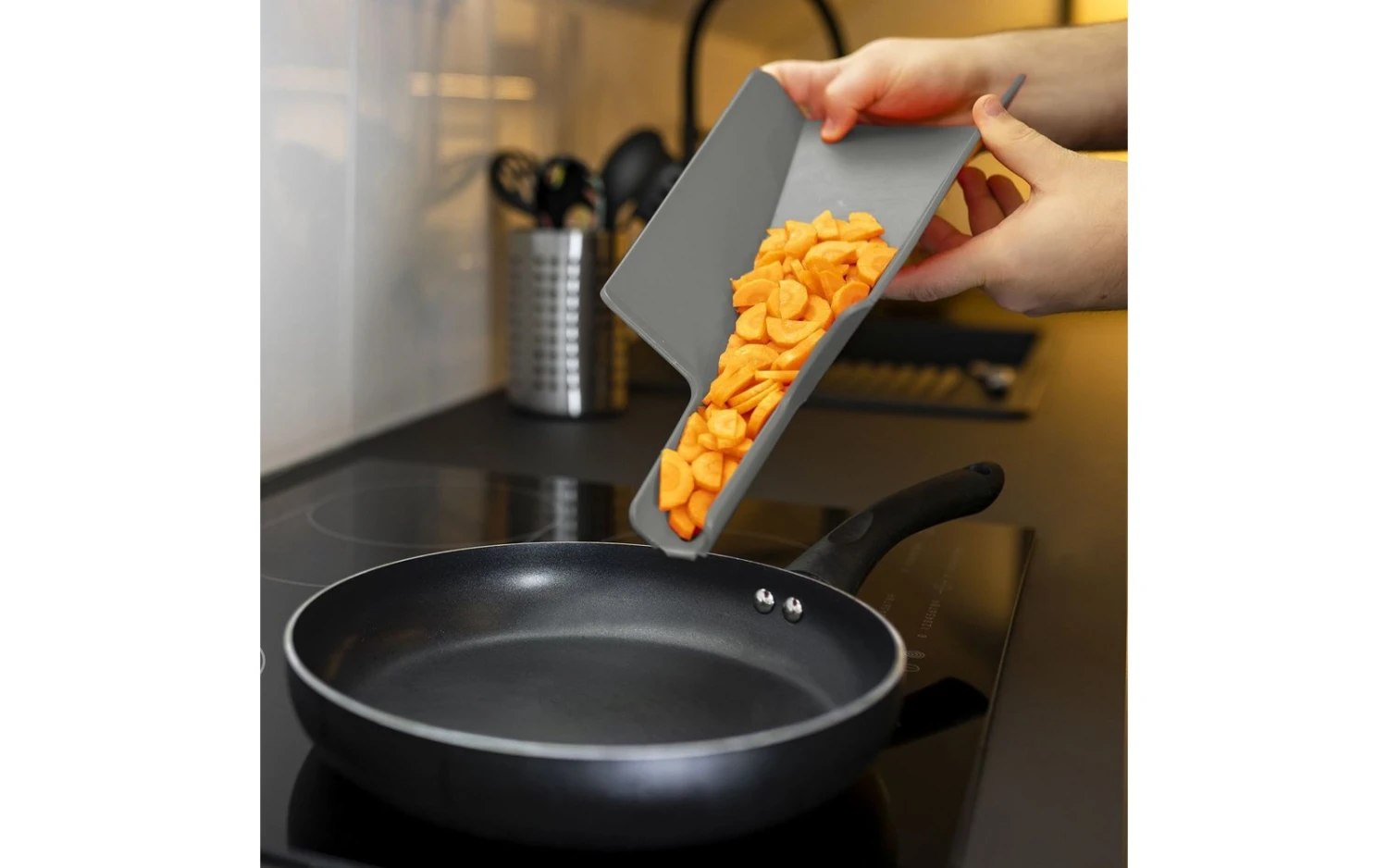 Westmark Schneidbrett Flexi Grau 2 Westmark Schneidbrett Flexi Grau – Bild 2