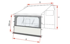 Fiamma Blocker Pro Vorderwand Mit Großem Fenster -Berger Geschaft 665670 4532946