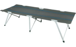 High Peak Toledo XL Camping Faltbett 205 X 78 X 51 Cm Dunkelgrau / Blau