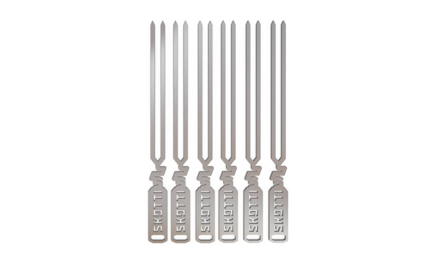 Skotti Grillspieße Pikes Für Skotti Grill 6 Stück / 28 Cm 1 Skotti Grillspieße Pikes Für Skotti Grill 6 Stück / 28 Cm