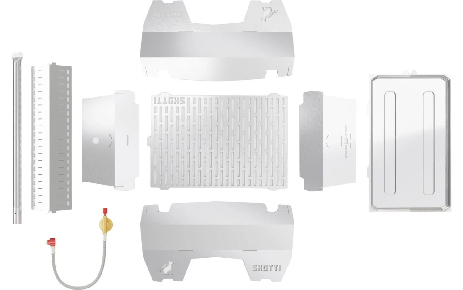 Skotti Mobiler Gasgrill / Kohlegrill Inklusive Tragetasche Und Gasschlauch 5 Skotti Mobiler Gasgrill / Kohlegrill Inklusive Tragetasche Und Gasschlauch – Bild 5