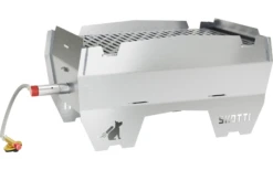 Skotti Mobiler Gasgrill / Kohlegrill Inklusive Tragetasche Und Gasschlauch