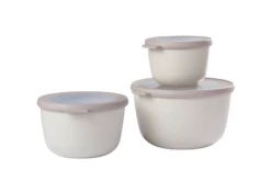 Mepal Cirqula Multischüsselset Rund 3 Teilig 500 / 1000 / 2000 Ml