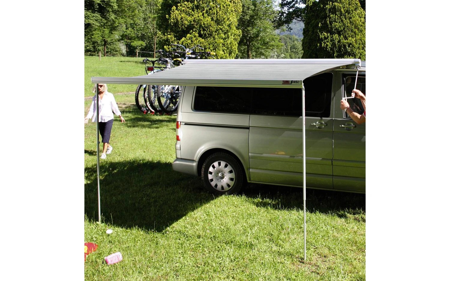Fiamma F45s Wandmarkise 260 Cm Für VW T5 / T6 / California (Titanium / Royal Grey) 4 Fiamma F45s Wandmarkise 260 Cm Für VW T5 / T6 / California (Titanium / Royal Grey) – Bild 4