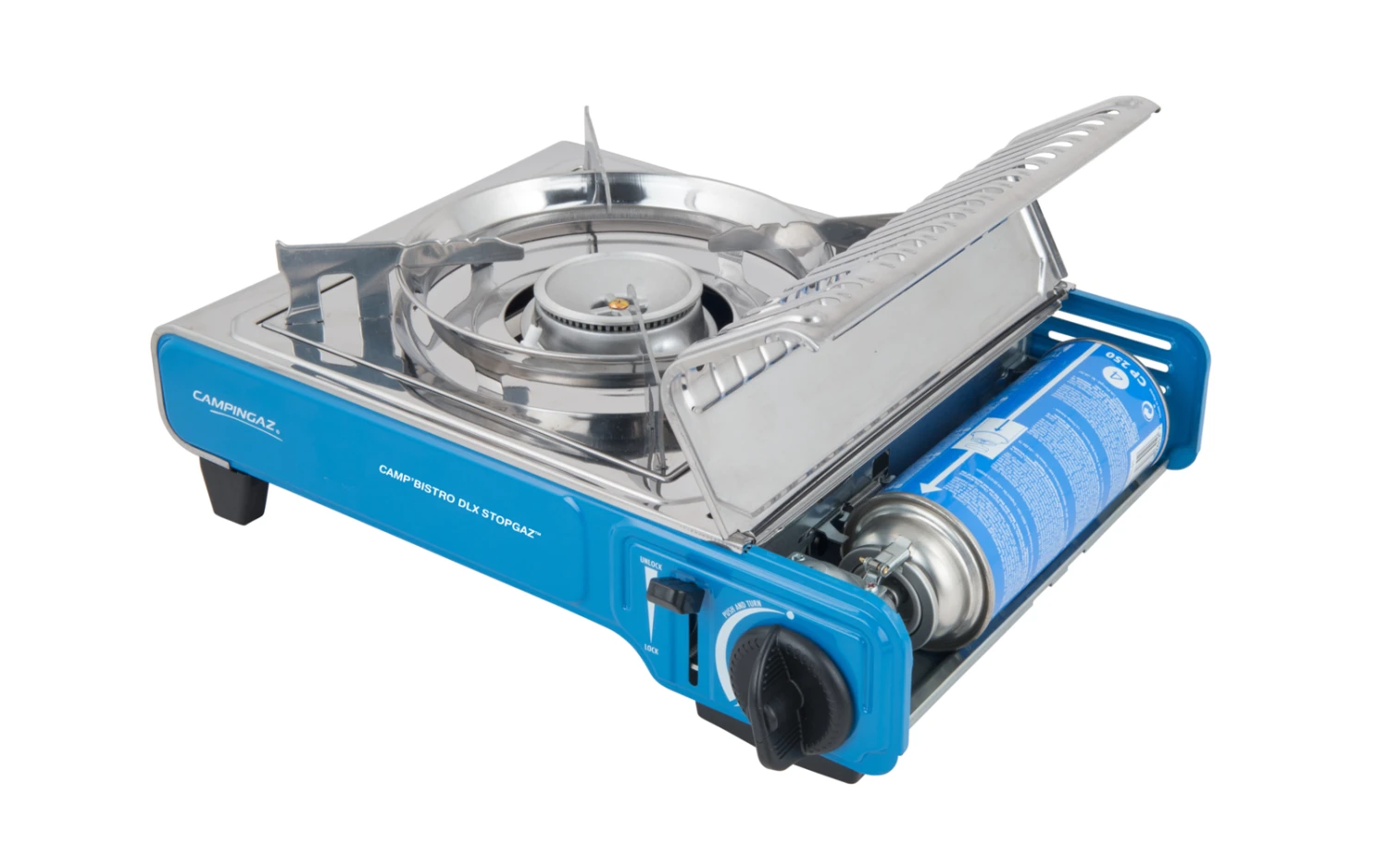 Campingaz Camp'Bistro DLX Mit Stopgaz Kartuschen-Gaskocher 2 Campingaz Camp'Bistro DLX Mit Stopgaz Kartuschen-Gaskocher – Bild 2