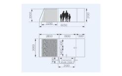 Dometic Rarotonga DA FTT 401 AIR Aufblasbares Driveaway Vorzelt 3 M -Berger Geschaft 976943 5994971