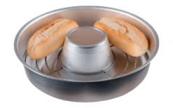 Omnia Campingbackofen Set 5-teilig Inkl. Silikonbackform, Aufbackgitter, Transporttasche & Topflappen -Berger Geschaft 991671 6059257